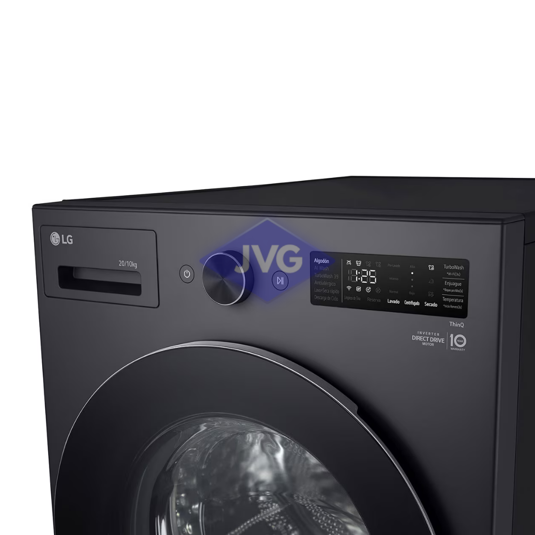 LAVASECA ELÉCTRICO LG 20 KG GRAFITO - WD20EGNT6PC