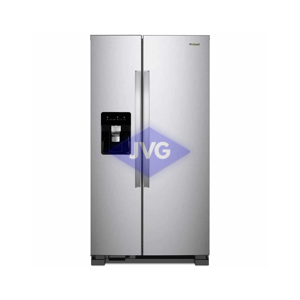 NEVERA SIDE BY SIDE WHIRLPOOL 25 PIES CÚBICOS CON DISPENSADOR ACERO - WD5720Z