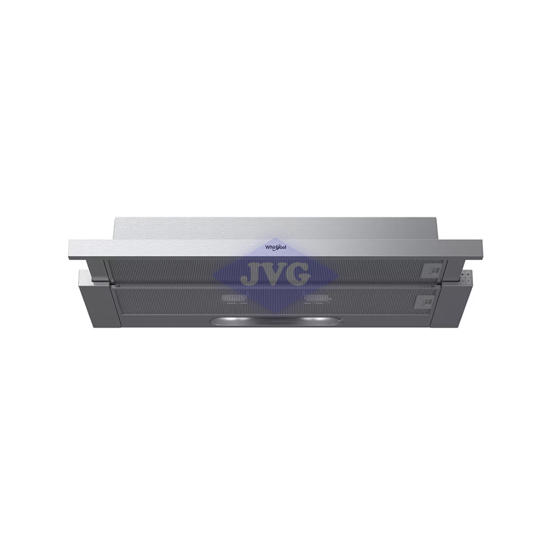 CAMPANA WHIRLPOOL TELESCOPICA RETRACTIL ACERO 90 CM