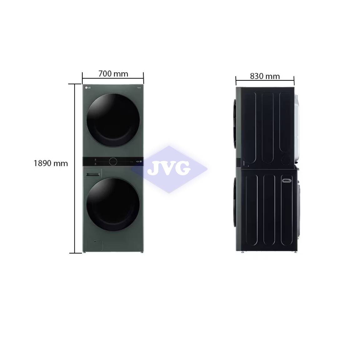 CENTRO DE LAVADO LG 22 KG VERDE WK22GGS6E - WK22GGS6E