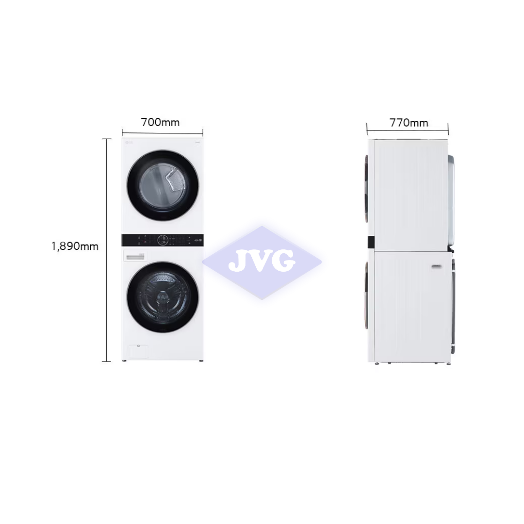 CENTRO DE LAVADO LG 22 KG BLANCO WK22WS6PE