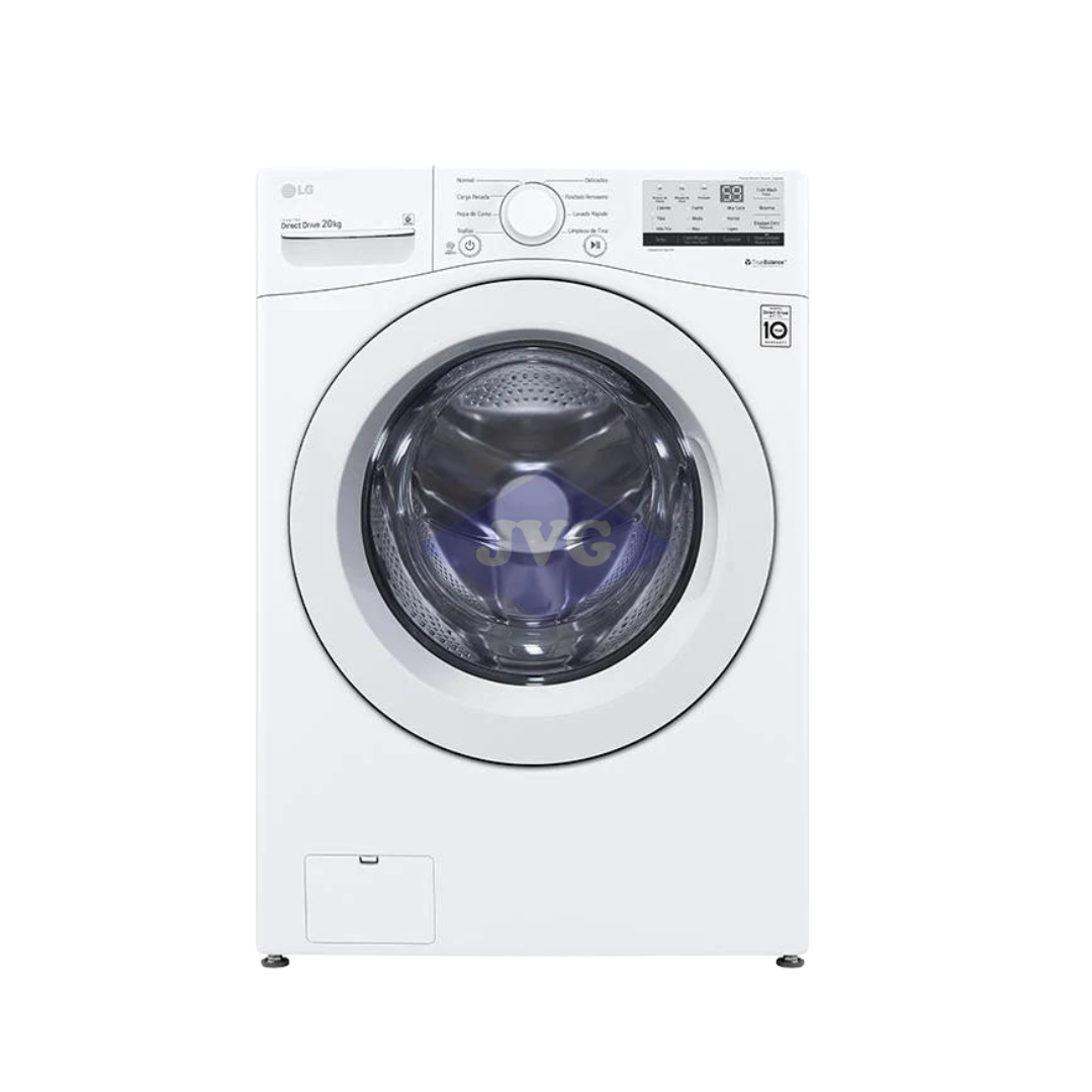 LAVADORA CARGA FRONTAL LG INVERTER BLANCA 20KG - WM20WV26W