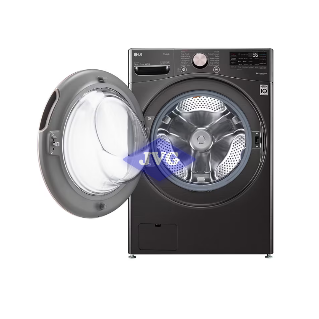 LAVADORA DE CARGA FRONTAL LG 22KG - WM22BV2S6BR