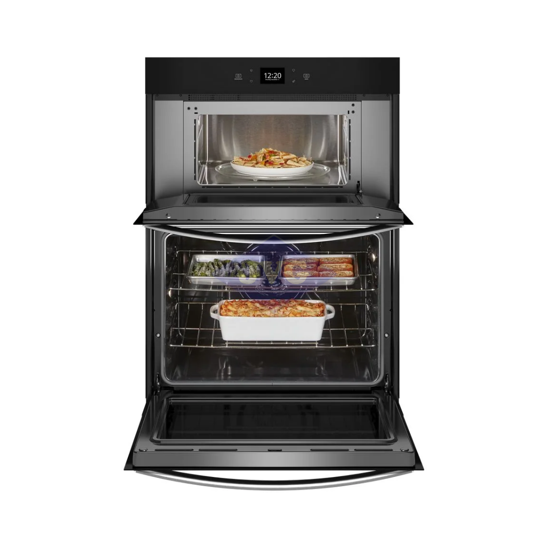 HORNO MICROONDA ELÉCTRICO WHIRLPOOL 30" PARA EMPOTRAR ACERO - WOEC5030LZ