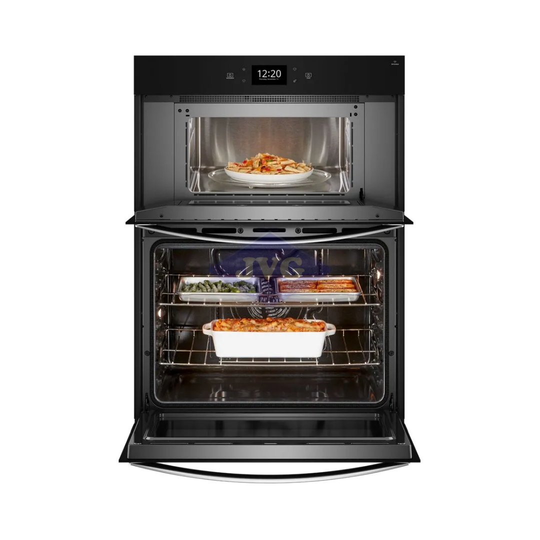 HORNO MICROONDA ELÉCTRICO WHIRLPOOL 30" PARA EMPOTRAR CONVECCIÓN ACERO - WOEC7030PZ