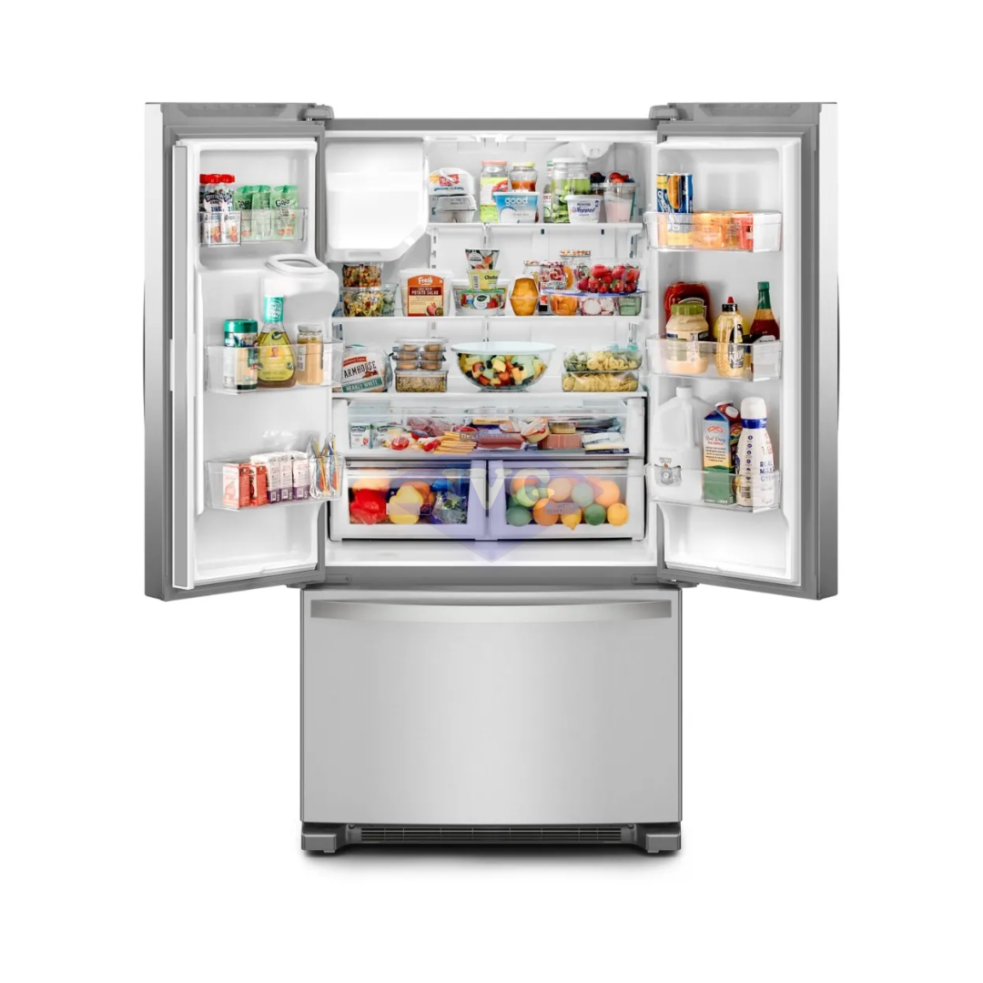 NEVERA FRENCH DOOR WHIRLPOOL 25 CU.FT. CON DISPENSADOR ACERO (WRFF3436RZ) - WRFF3436RZ