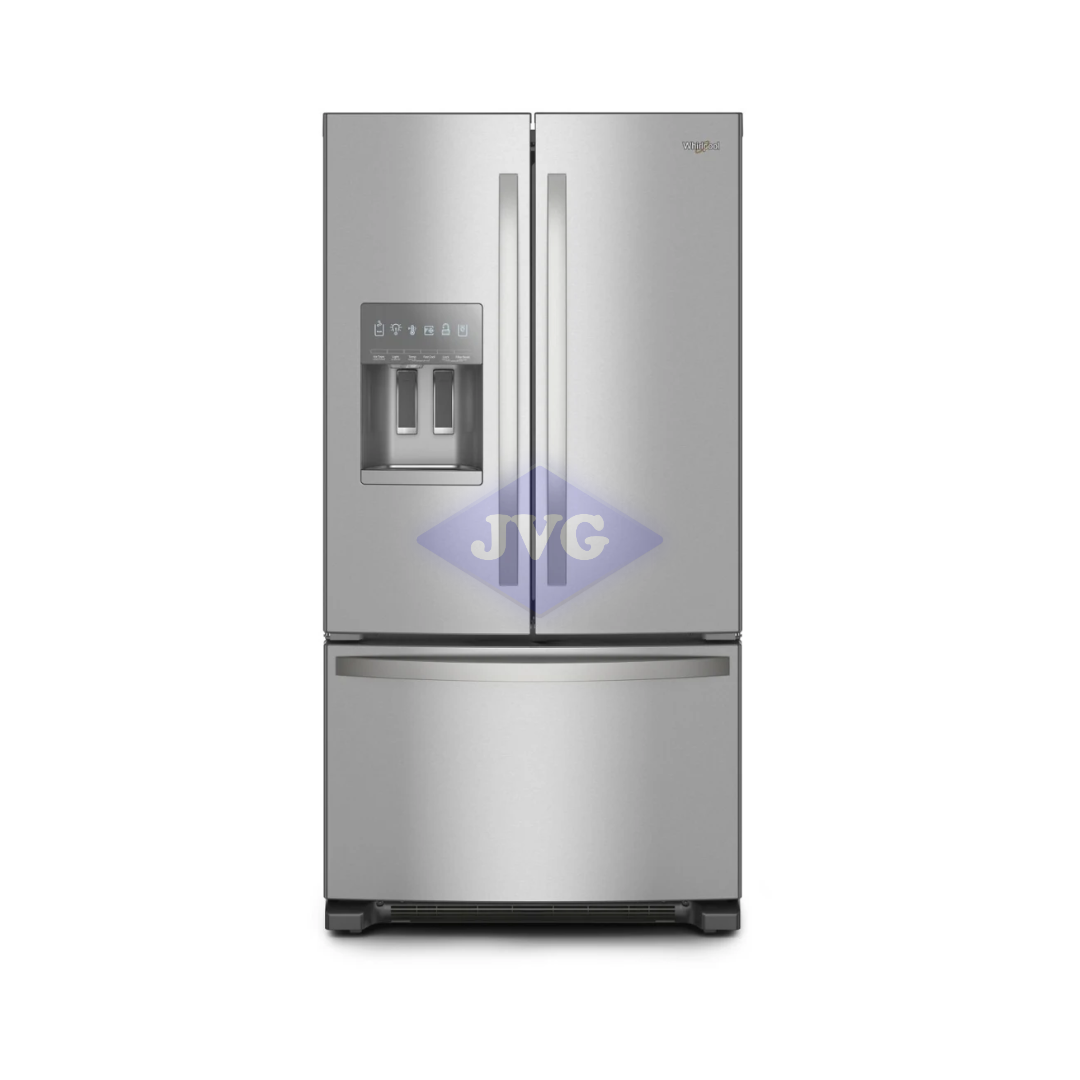 NEVERA FRENCH DOOR WHIRLPOOL 25 CU.FT. CON DISPENSADOR ACERO (WRFF3436RZ) - WRFF3436RZ