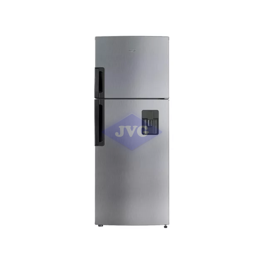 NEVERA WHIRLPOOL TOP MOUNT CON DISPENSADOR 440L ACERO - WRJ45AKTWW