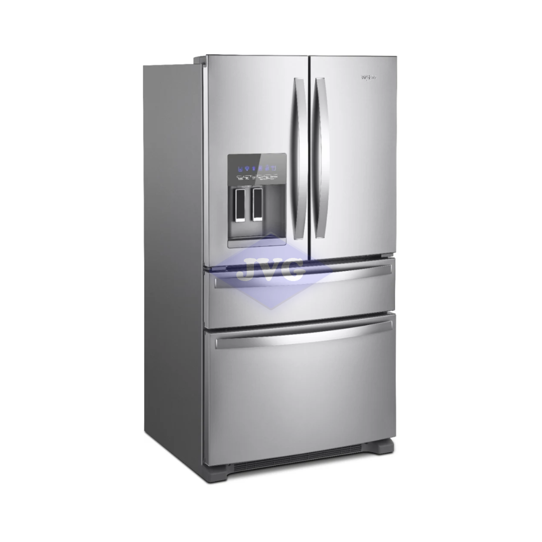 NEVERA FRENCH DOOR WHIRLPOOL 25 CU.FT. CON DISPENSADOR ACERO (WRMF3636RZ) - WRMF3636RZ