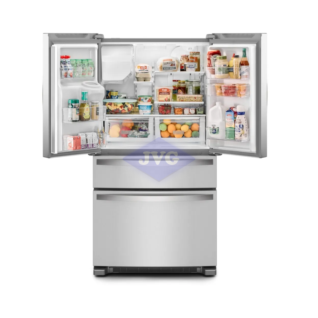 NEVERA FRENCH DOOR WHIRLPOOL 25 CU.FT. CON DISPENSADOR ACERO (WRMF3636RZ) - WRMF3636RZ