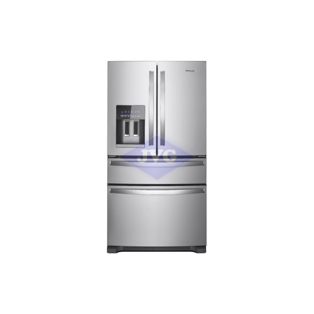 NEVERA FRENCH DOOR WHIRLPOOL 25 CU.FT. CON DISPENSADOR ACERO (WRMF3636RZ) - WRMF3636RZ
