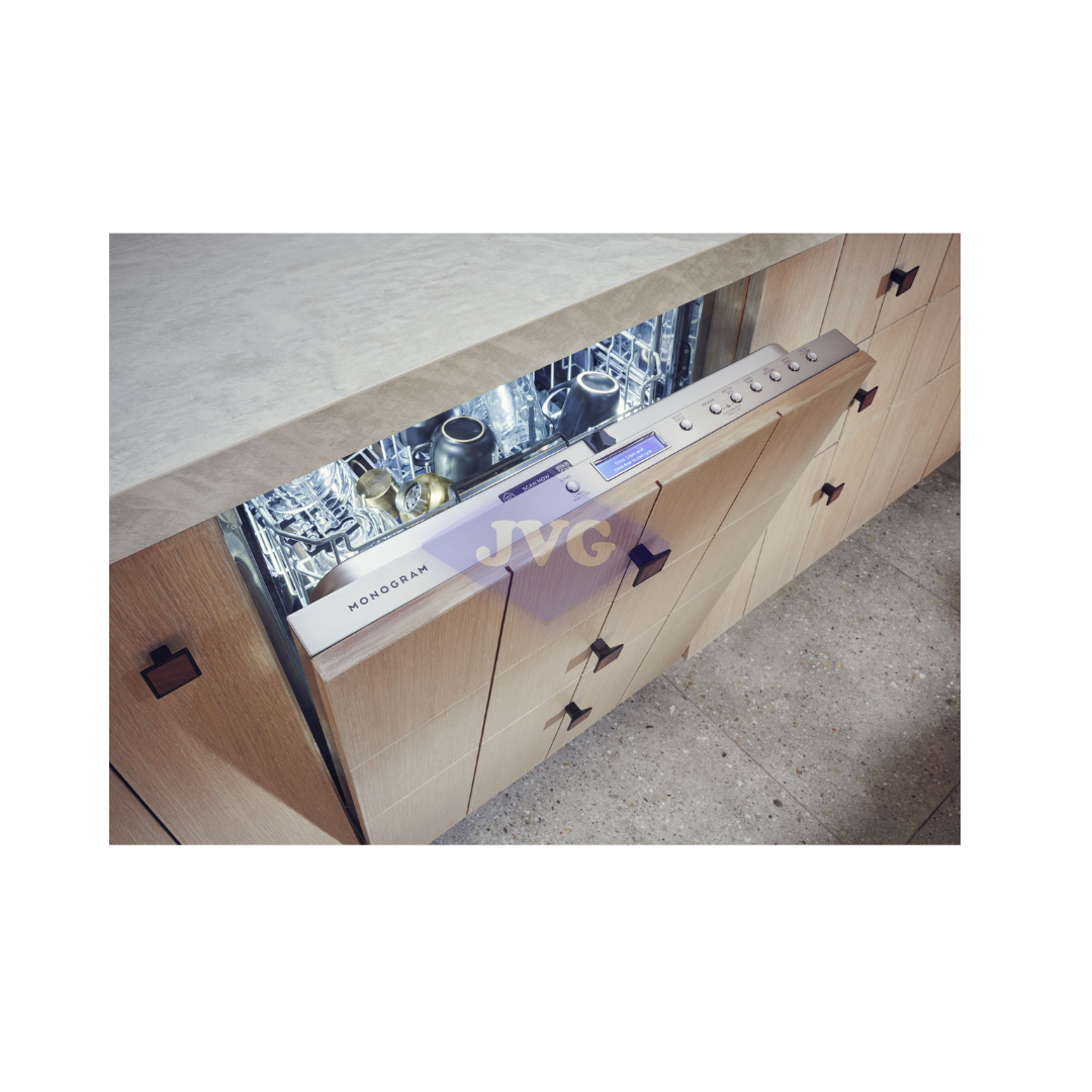 LAVAPLATOS PARA EMPOTRAR MONAGRAM 16 SERVICIOS 24'' PANEL/DIG SUPERIOR BLANCO - ZDT925SINII